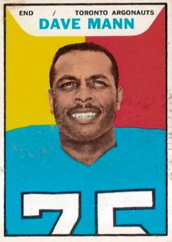 1965 Topps CFL #107 Dave Mann Front