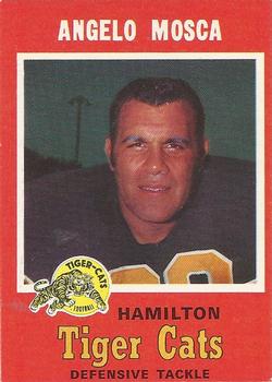 1971 O-Pee-Chee CFL #69 Angelo Mosca Front