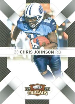 2009 Donruss Threads #95 Chris Johnson Front
