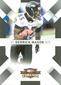 2009 Donruss Threads #7 Derrick Mason Front