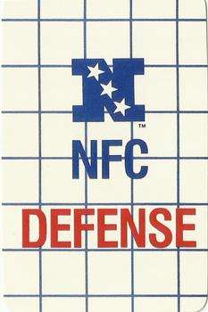 1988 MacGregor NFL Game Cards #NNO Run Tackled 9 Yard Gain Back