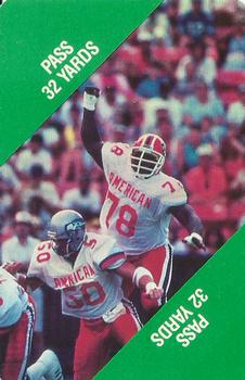 1988 MacGregor NFL Game Cards #NNO Pass 32 Yards Front