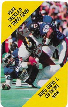 1988 MacGregor NFL Game Cards #NNO Run Tackled 7 Yard Gain Front