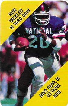 1988 MacGregor NFL Game Cards #NNO Run Tackled 10 Yard Gain Front