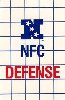 1988 MacGregor NFL Game Cards #NNO QB Sack 6 Yard Loss Back