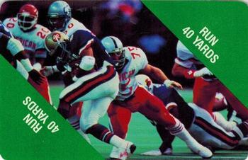 1988 MacGregor NFL Game Cards #NNO Run 40 Yards Front