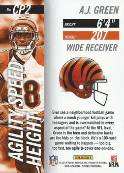 2014 Score - Complete Players #CP2 A.J. Green Back