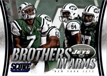 2014 Score - Brothers in Arms Blue #BA-22 New York Jets Front