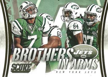2014 Score - Brothers in Arms Gold #BA-22 New York Jets Front