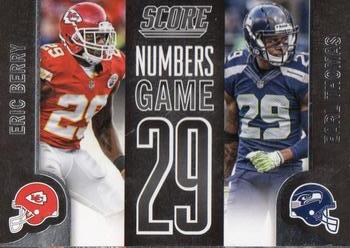 2014 Score - Numbers Game #NG32 Eric Berry / Earl Thomas Front