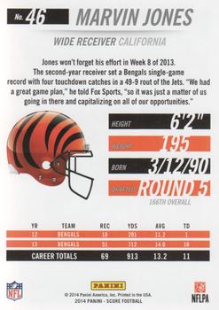 2014 Score - Scorecard #46 Marvin Jones Back