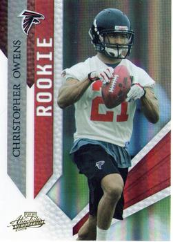 2009 Playoff Absolute Memorabilia #123 Christopher Owens Front