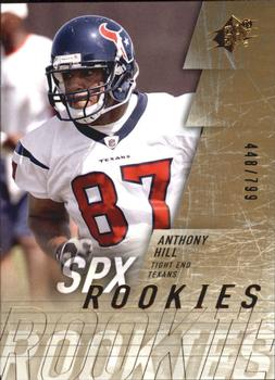 2009 SPx #182 Anthony Hill Front