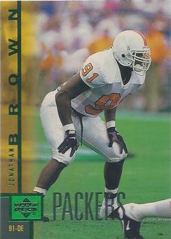 1998 Upper Deck ShopKo Green Bay Packers II #50 Jonathan Brown Front