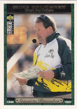 1997 Collector's Choice ShopKo Green Bay Packers #GB58 Mike Holmgren Front