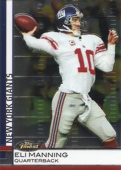 2009 Finest #35 Eli Manning Front