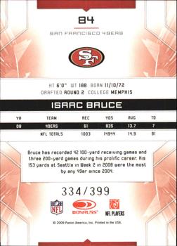 2009 Donruss Limited #84 Isaac Bruce Back