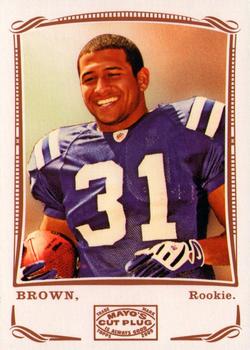 2009 Topps Mayo #76 Donald Brown Front