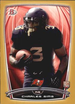 2014 Bowman - Rookies Gold #85 Charles Sims Front