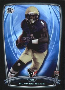 2014 Bowman - Rookies Rainbow Black #98 Alfred Blue Front