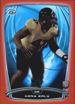 2014 Bowman - Rookies Rainbow Red #36 Kony Ealy Front