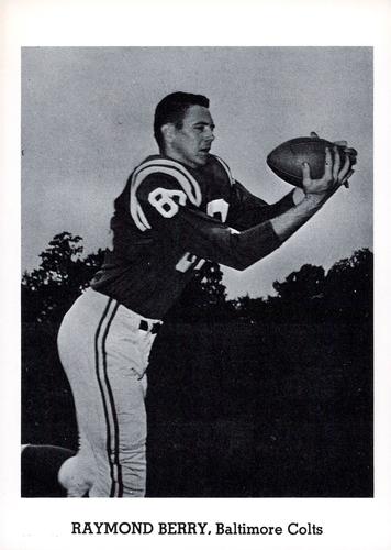 1960 Jay Publishing Baltimore Colts #NNO Raymond Berry Front