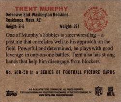 2014 Bowman - Mini #50B-58 Trent Murphy Back