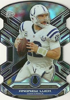 2014 Bowman - Die Cut #12 Andrew Luck Front