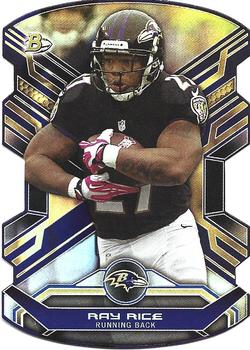2014 Bowman - Die Cut #26 Ray Rice Front
