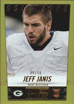 2014 Panini Hot Rookies - Gold Zone #382 Jeff Janis Front