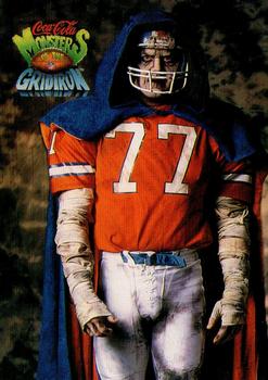 1993 Coca-Cola Monsters of the Gridiron #21 Karl Mecklenburg Front