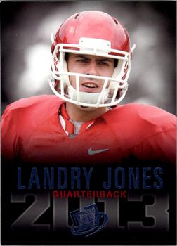 2013 Press Pass - Blue #23 Landry Jones Front
