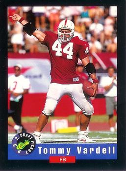 1992 Classic Blister #27 Tommy Vardell Front