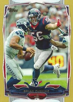 2014 Topps - Gold #282 Brian Cushing Front