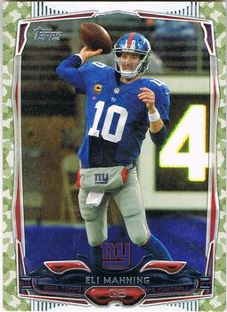 2014 Topps - Camo #179 Eli Manning Front