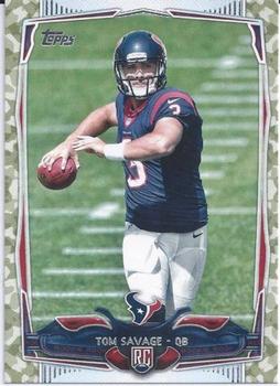 2014 Topps - Camo #347 Tom Savage Front