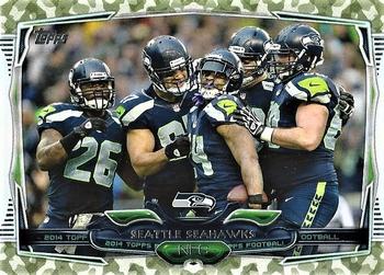 2014 Topps - Camo #204 Seattle Seahawks Front