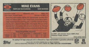 2014 Topps - 1965 Autographs #124 Mike Evans Back