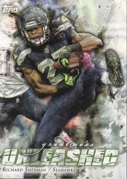 2014 Topps - Greatness Unleashed #GU-RS Richard Sherman Front