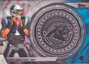 2014 Topps - Kickoff Coins #NFLKC-CN Cam Newton Front