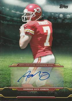 2014 Topps - Signatures #TA-AM Aaron Murray Front