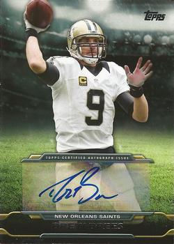 2014 Topps - Signatures #TA-DB Drew Brees Front