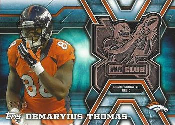 2014 Topps - Wide Receivers Club Bronze #TWRC-DT Demaryius Thomas Front
