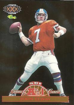 1996 Classic NFL Experience - Super Bowl Game #A1 John Elway Front