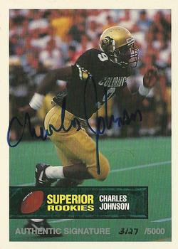 1994 Superior Rookies - Autographs #10 Charles Johnson Front