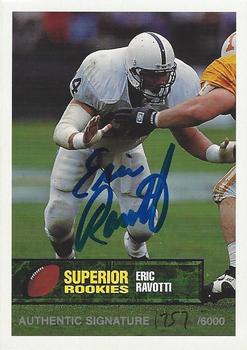 1994 Superior Rookies - Autographs #62 Eric Ravotti Front