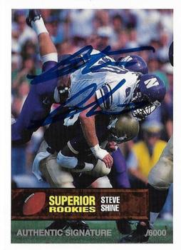 1994 Superior Rookies - Autographs #12 Steve Shine Front