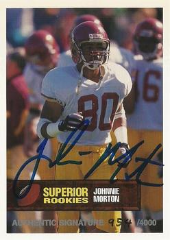 1994 Superior Rookies - Autographs #20 Johnnie Morton Front