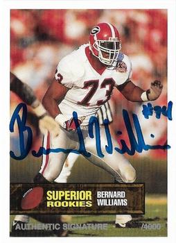 1994 Superior Rookies - Autographs #37 Bernard Williams Front