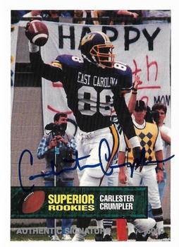 1994 Superior Rookies - Autographs #38 Carlester Crumpler Front